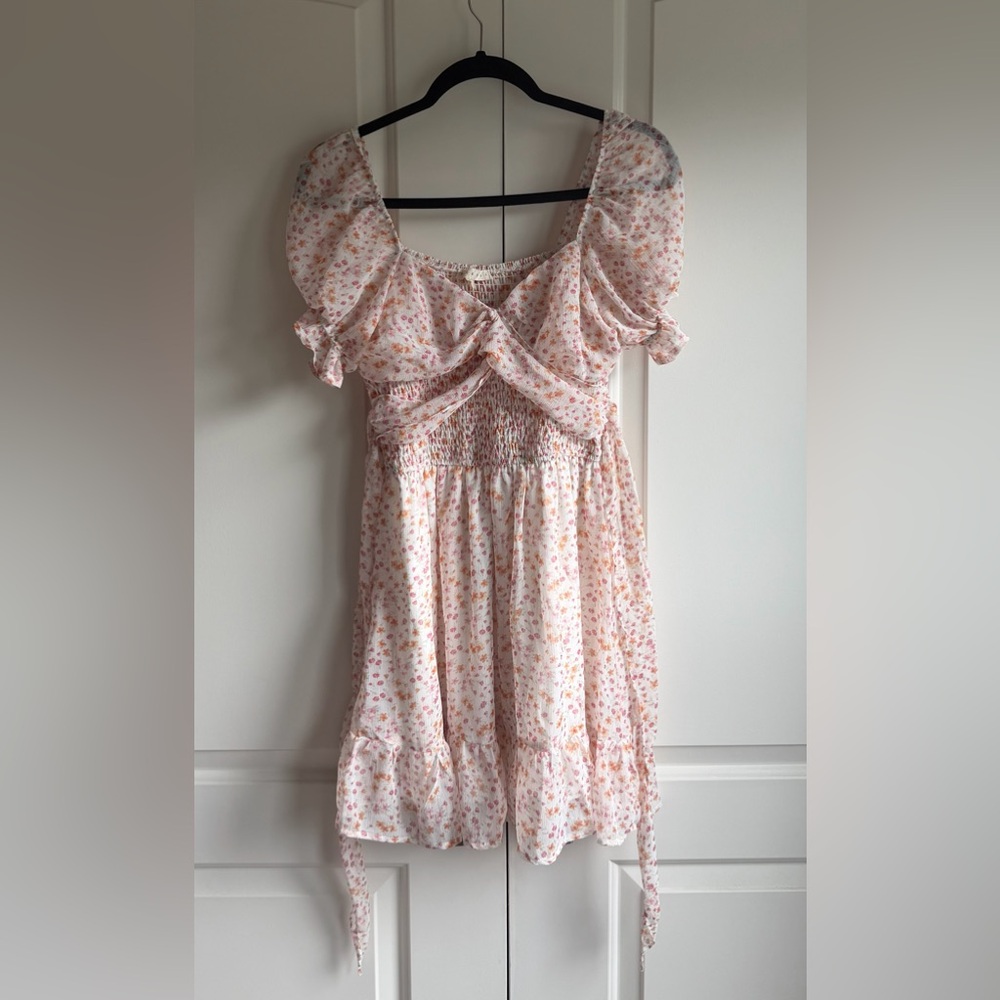 Mini floral dress